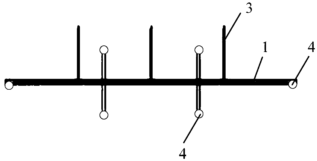 Thermocouple fixing device and fire endurance test device