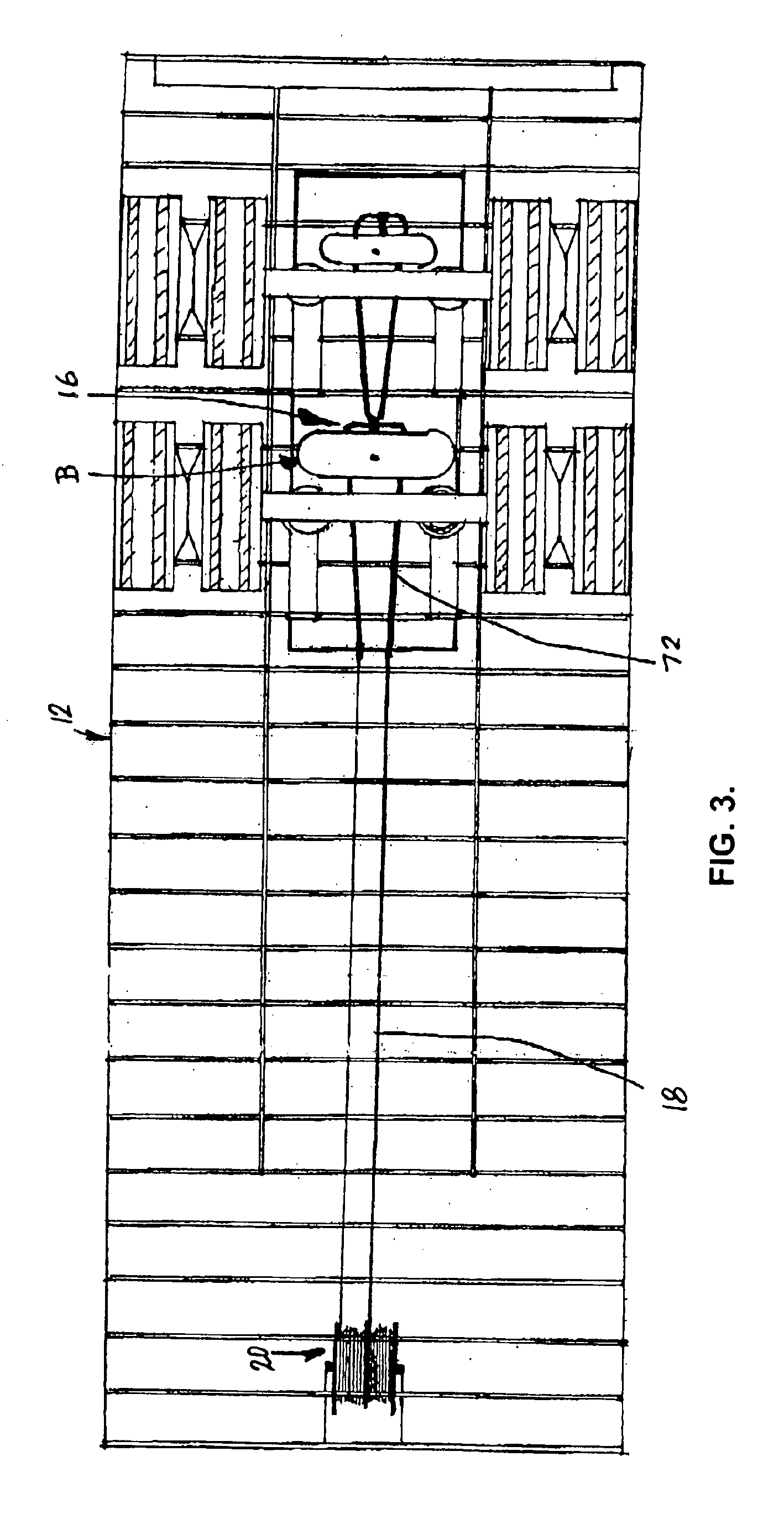 Fluid hose-supporting system for truck