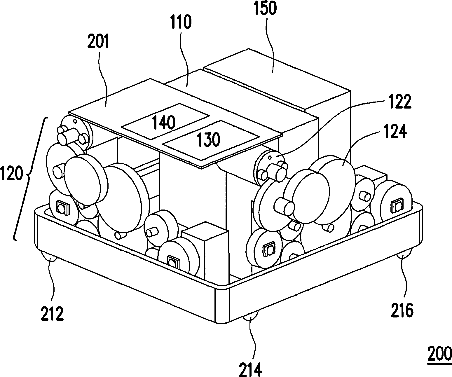 Self-propelled printer having orientation adjusting device and method for setting coordinate
