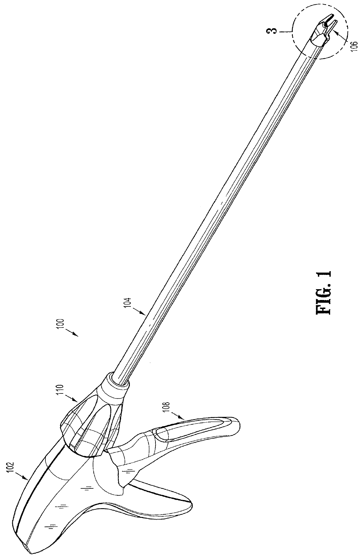 Endoscopic surgical clip applier with wedge plate