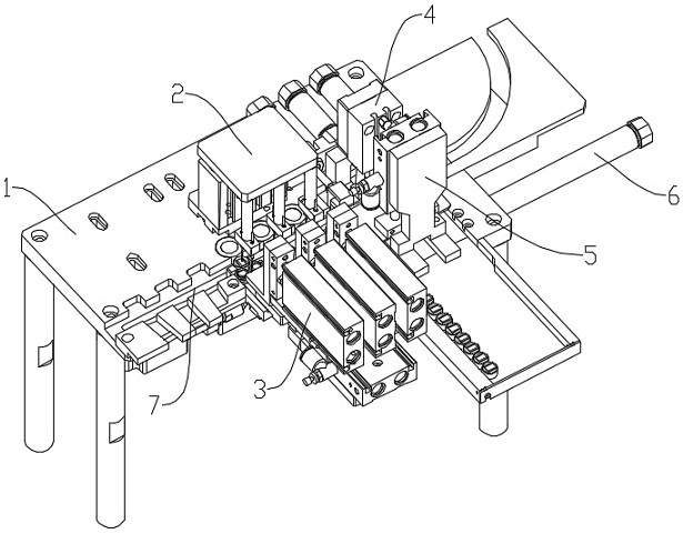 An automatic tab folding mechanism