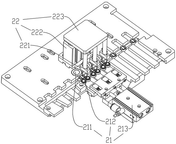 An automatic tab folding mechanism