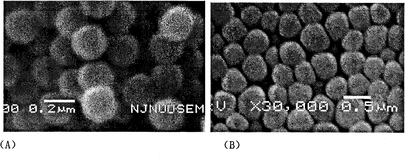 Polyurethane nanometer powder for surface phosphoric acid modification and preparation method thereof