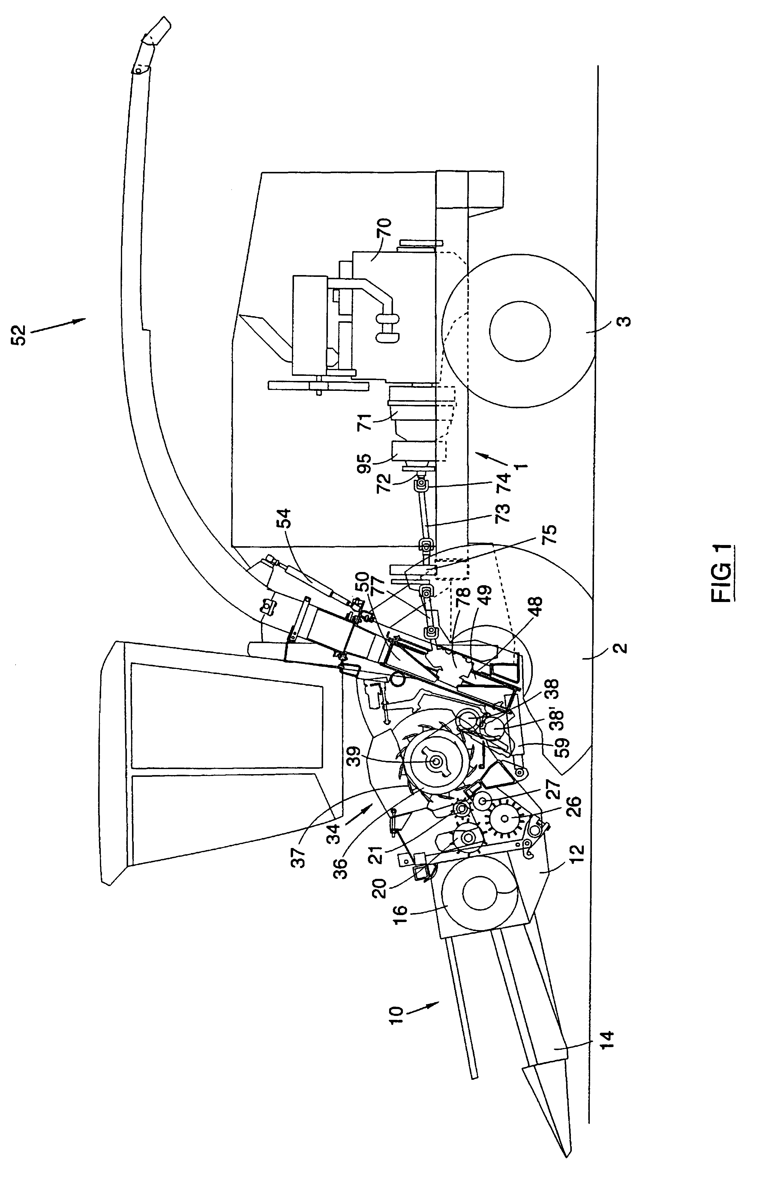 Crop processor roll arrangement for a forage harvester