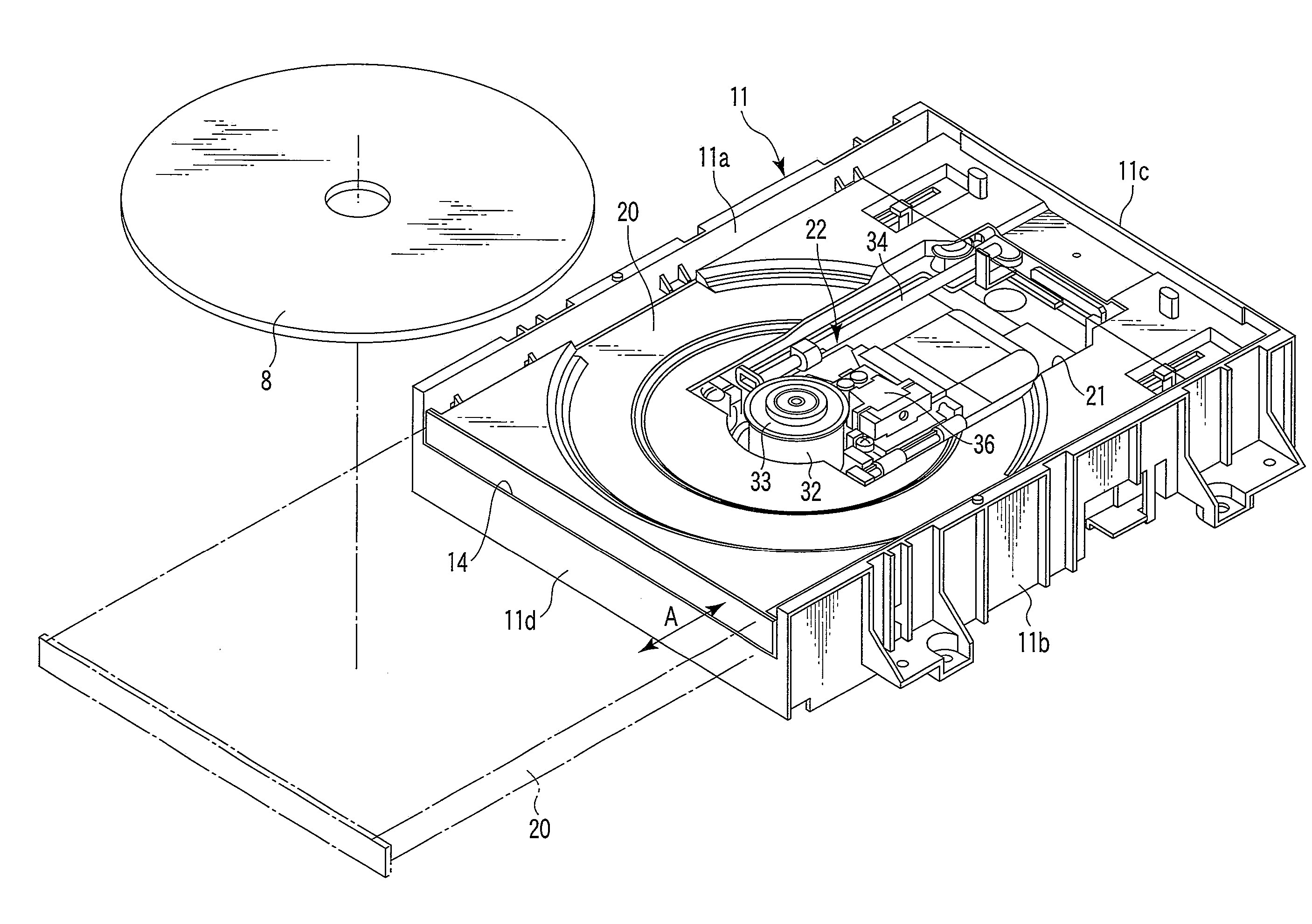 Disc drive apparatus