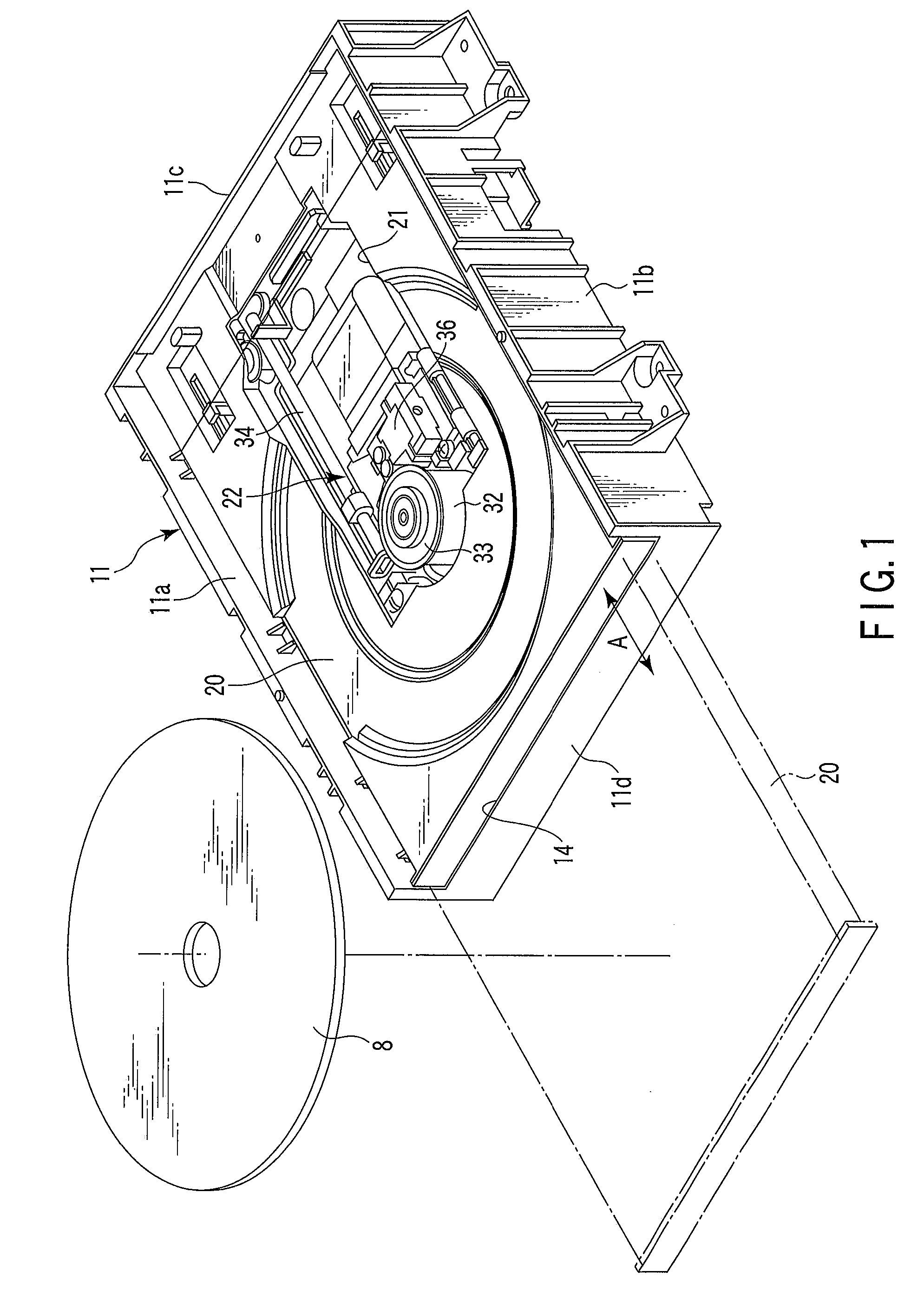 Disc drive apparatus