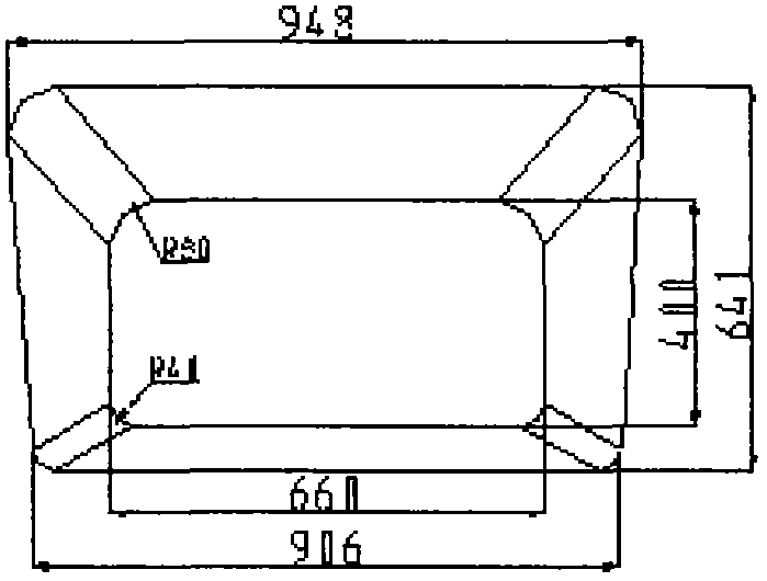 Integral forming method for thin-walled titanium alloy part with irregularly-shaped curved surface and die