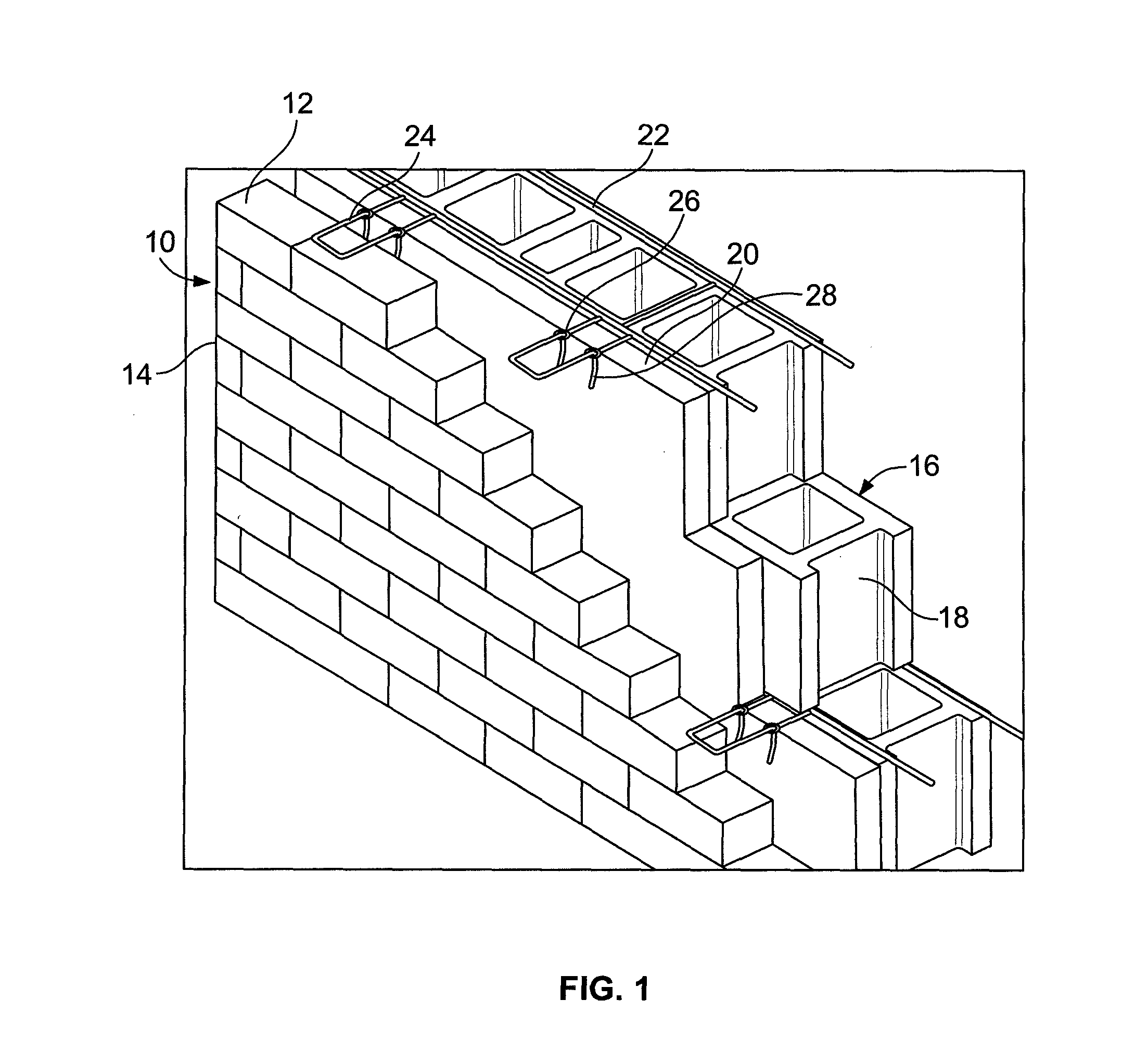 Masonry wall wire reinforcement apparatus and methods thereof