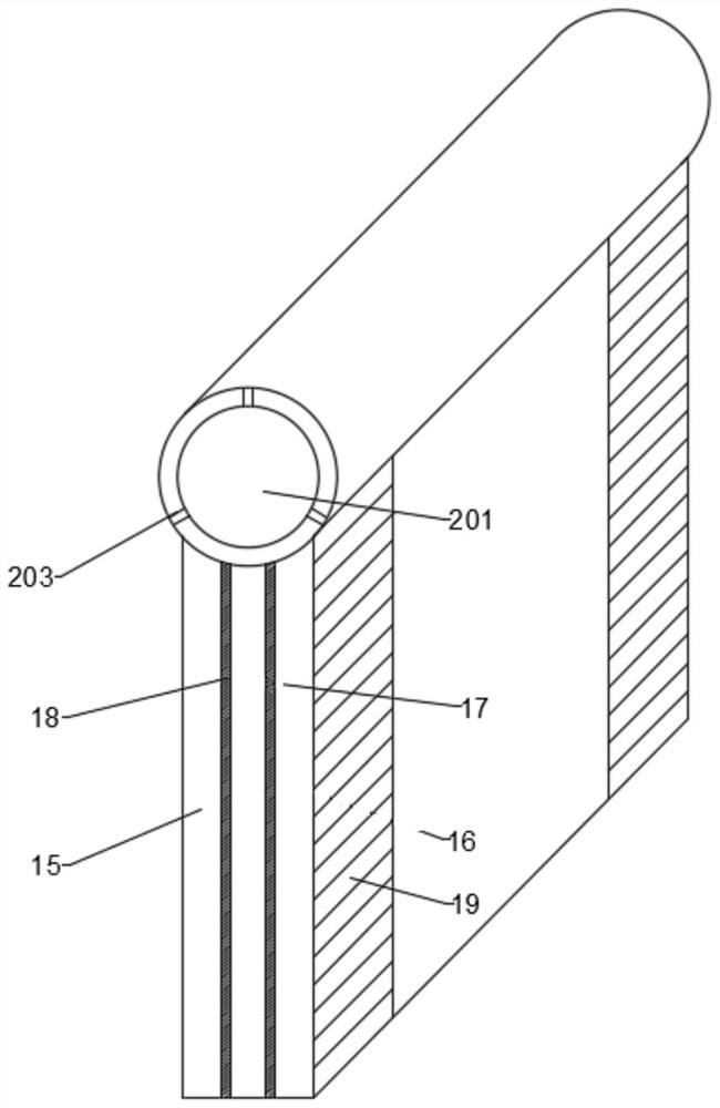 A hot melt adhesive film preparation device that reduces volatilization of VOC gas