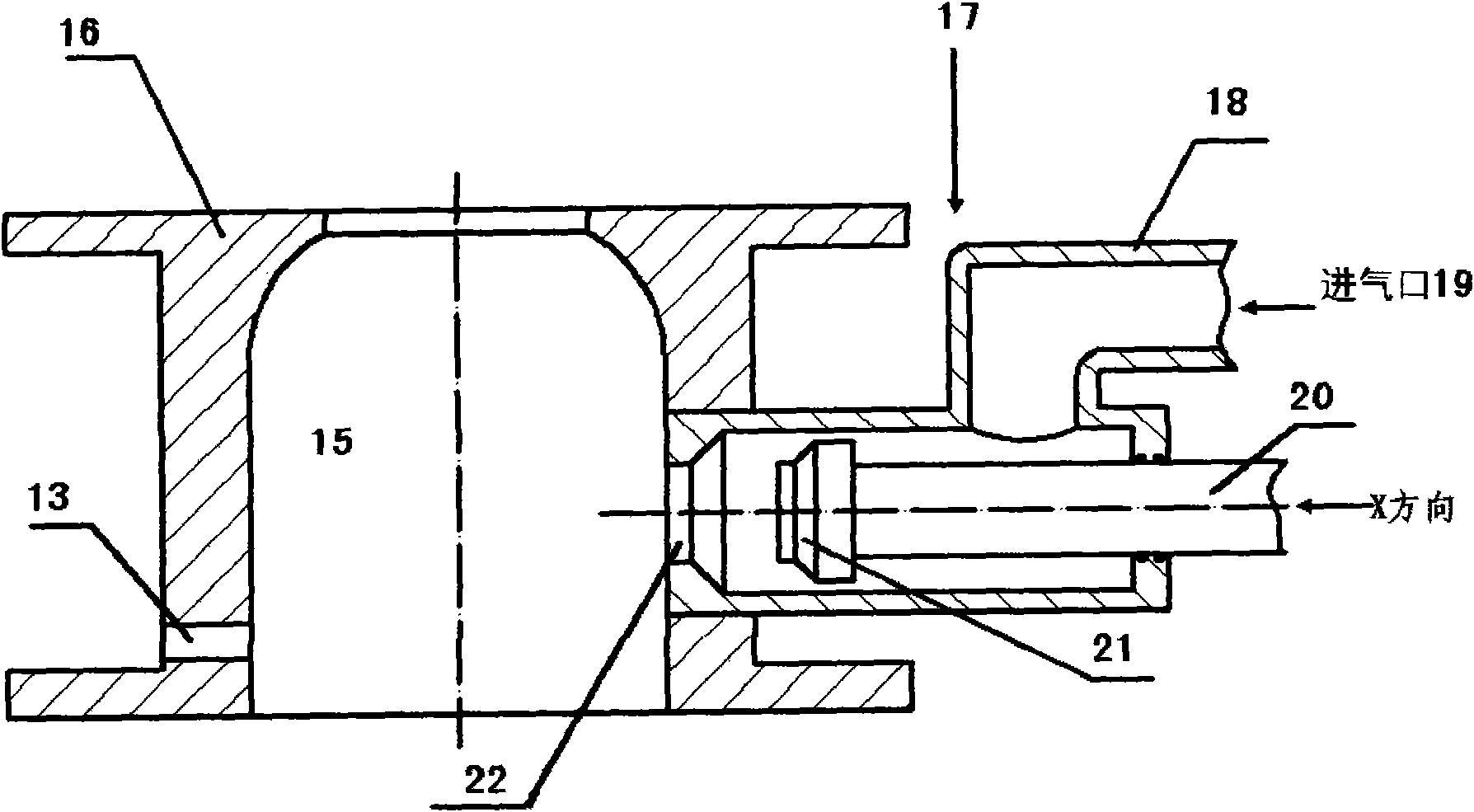 Low-pressure casting filling method and low-pressure casing filling equipment used by same