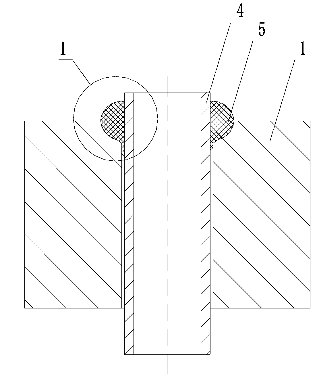 Welding method of pipe head of heat exchange equipment