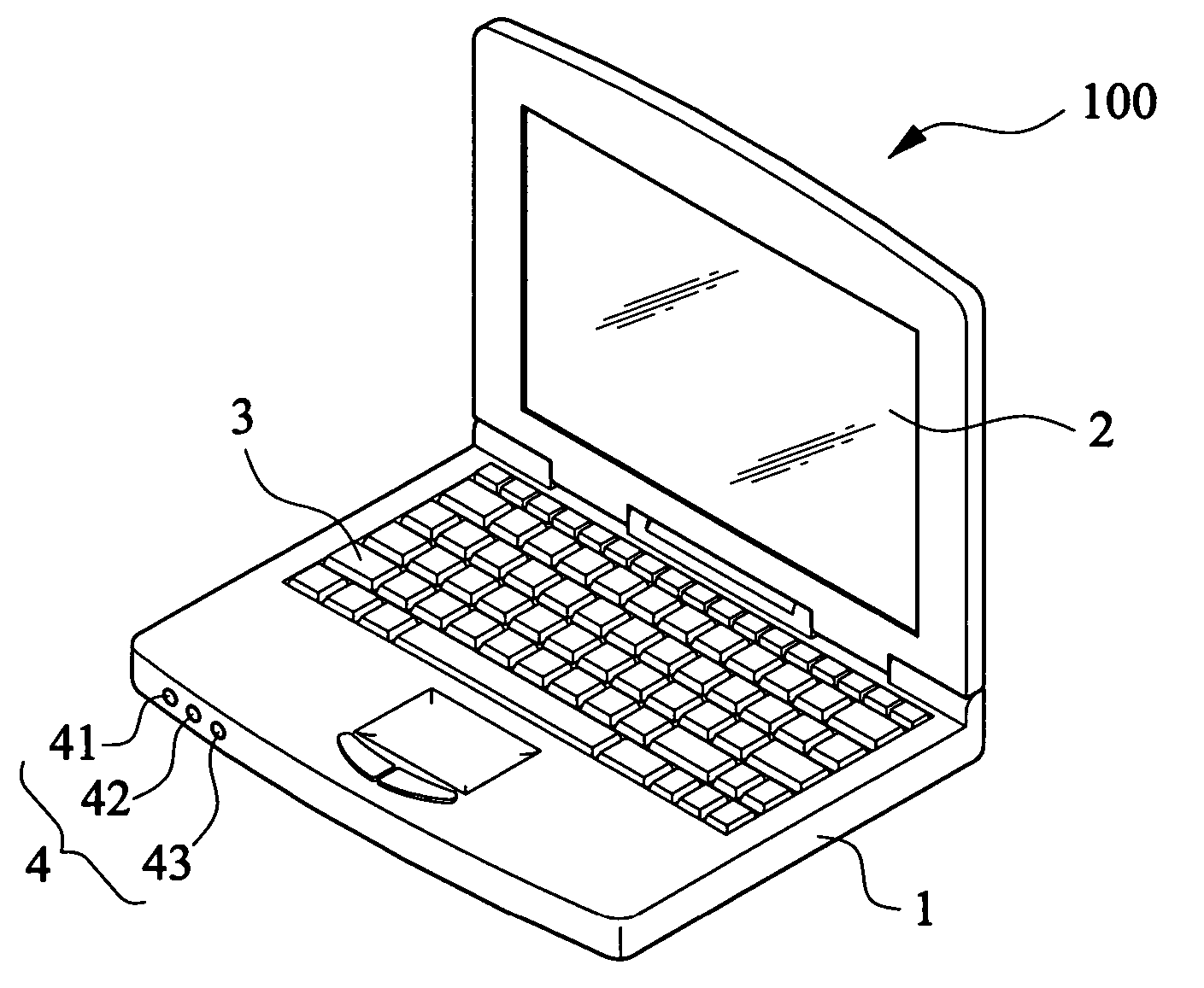 Computer system with network signal level indication device