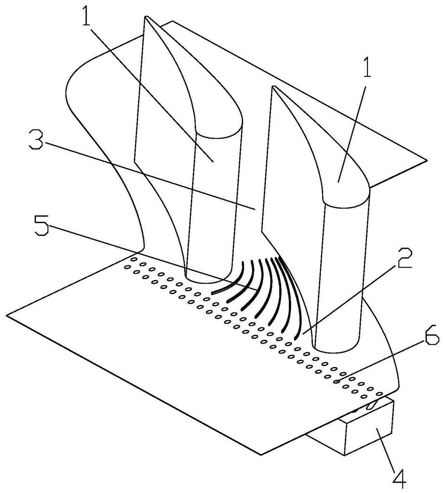 Micro-rib and air film hole combined cooling structure for turbine guider end wall