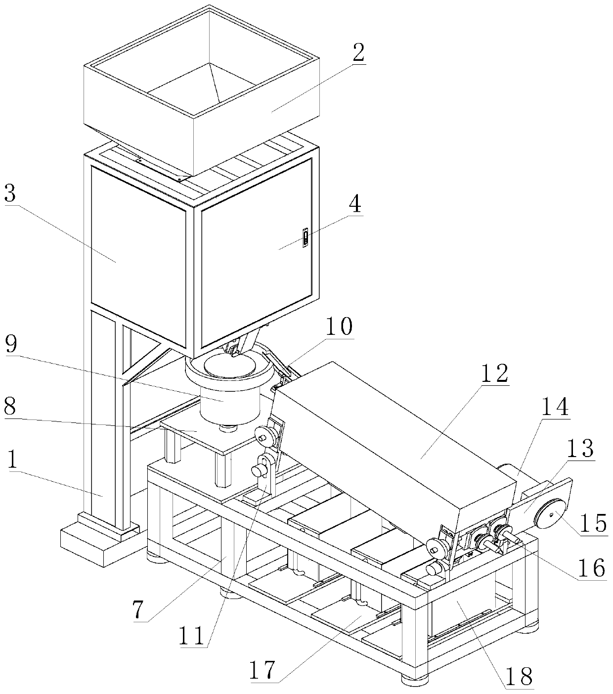 Multistage sorting device for tea leaf production