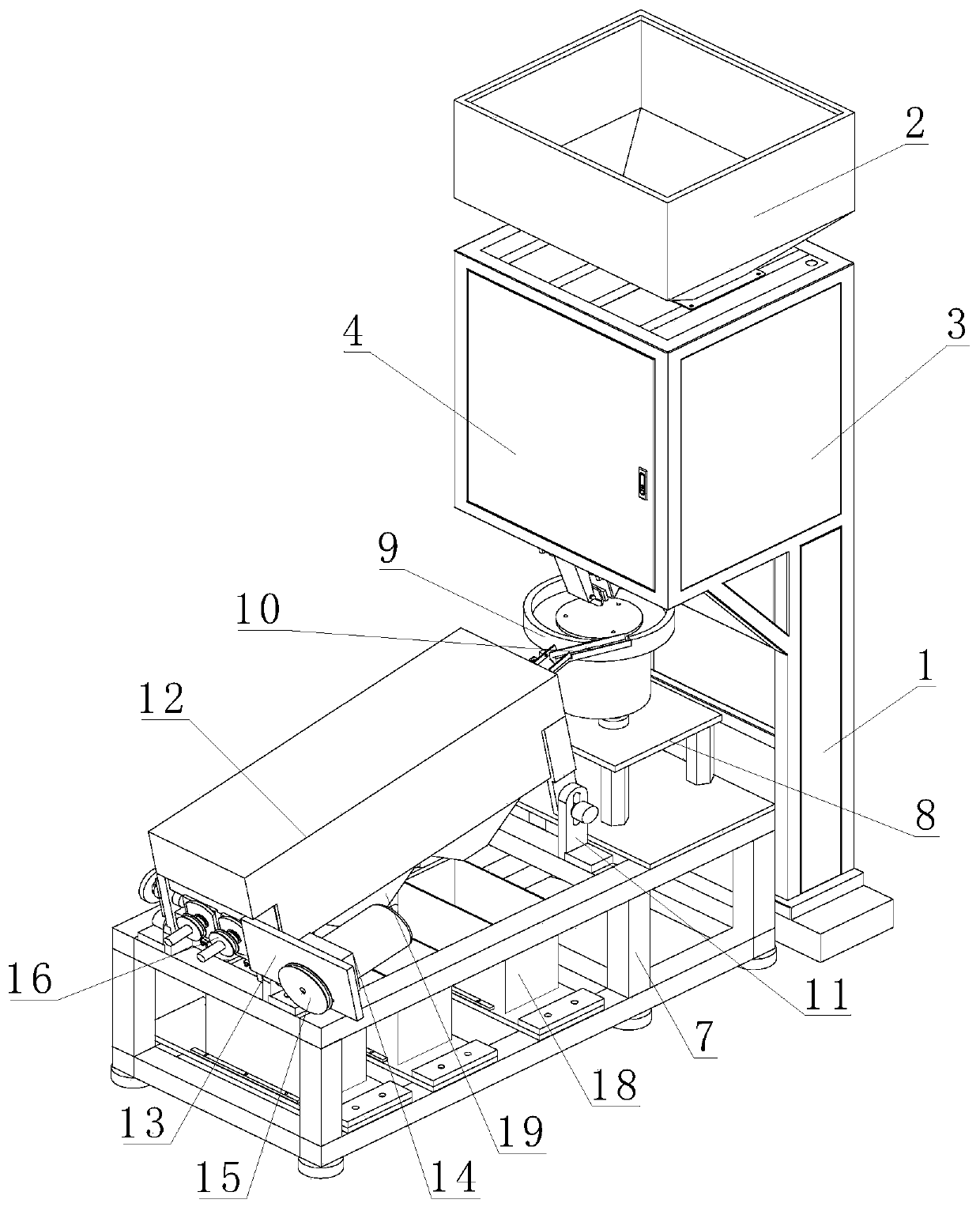 Multistage sorting device for tea leaf production