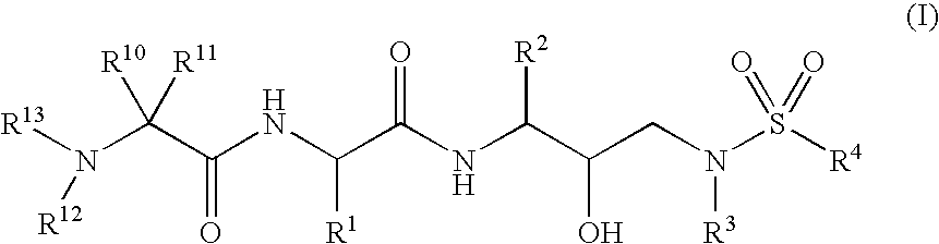 Bis-amino acid hydroxyethylamino sulfonamide retroviral protease inhibitors
