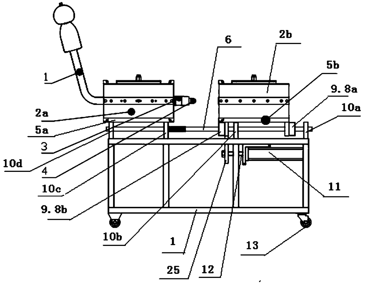 Fast performance test device for high-voltage insulation members