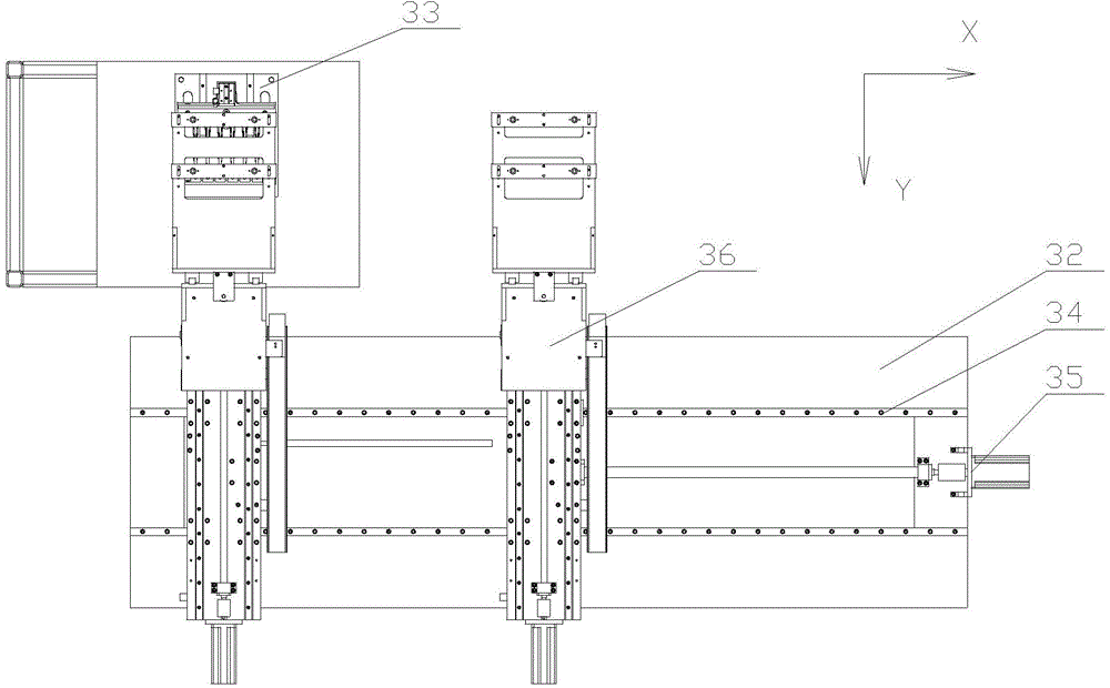 Toothbrush conveying table