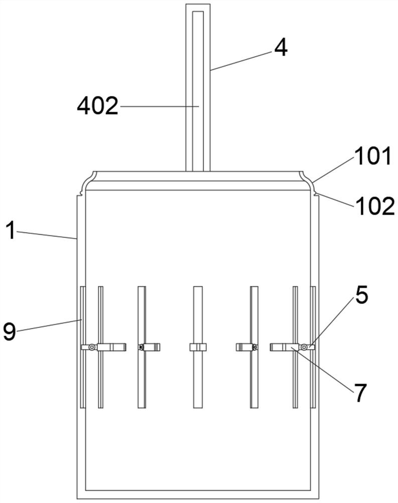 Cosmetic brush storage box convenient for dresser to use