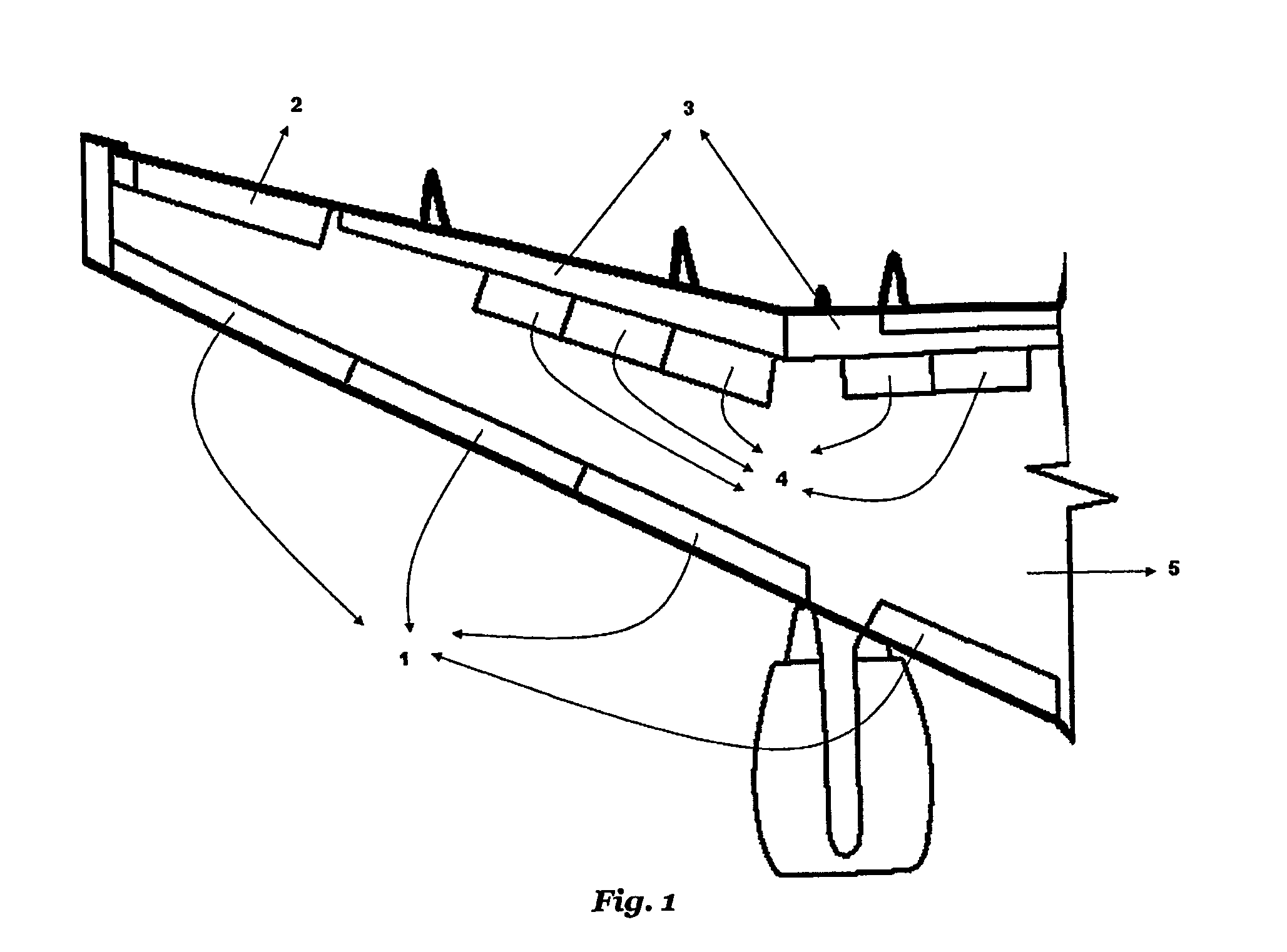 Aircraft provided with aerodynamic seal for reduction of noise generated by aircraft control surfaces