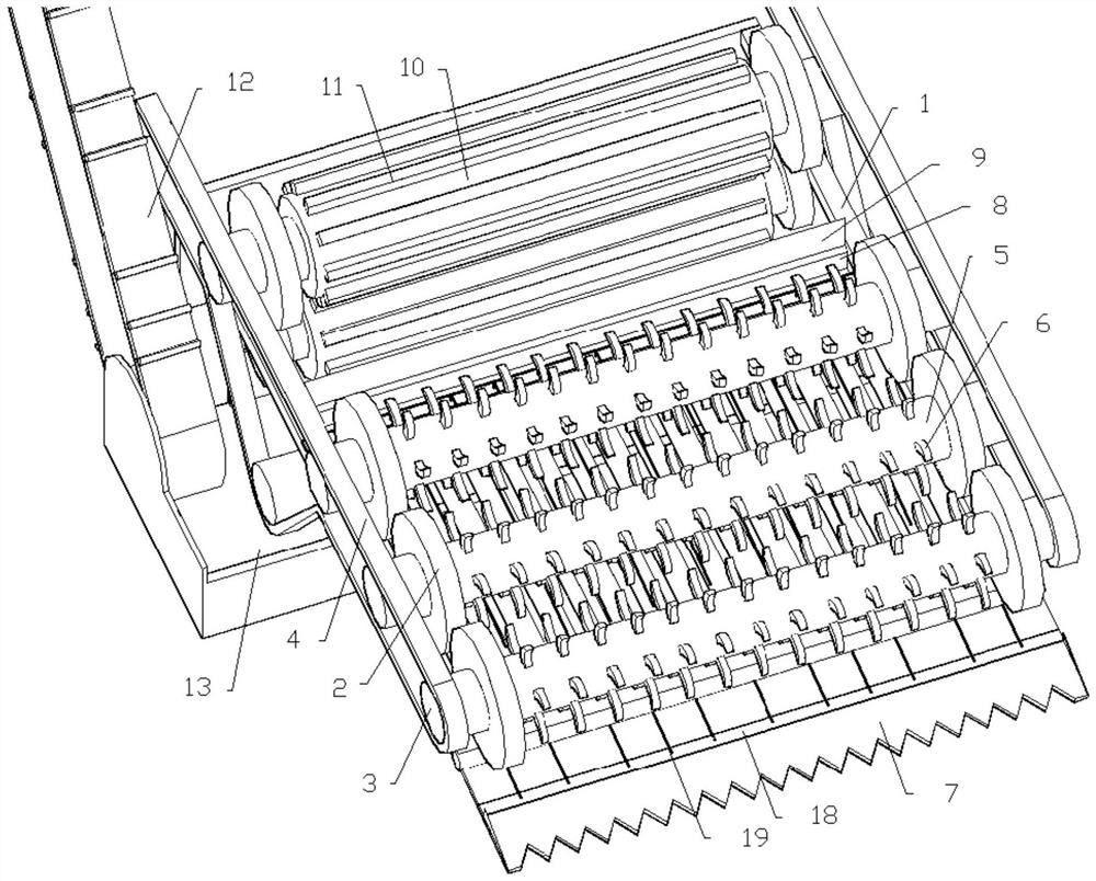 An automatic peanut harvesting device