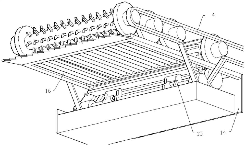 An automatic peanut harvesting device