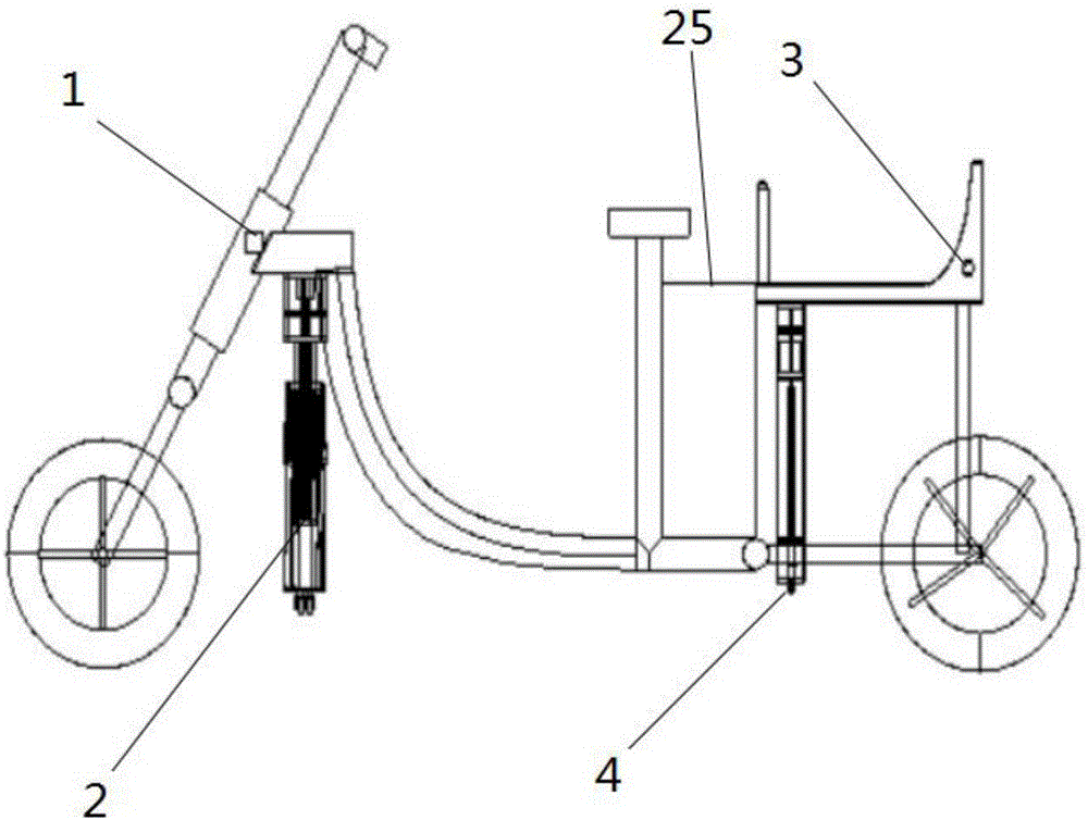 Intelligent supporting device for electric car