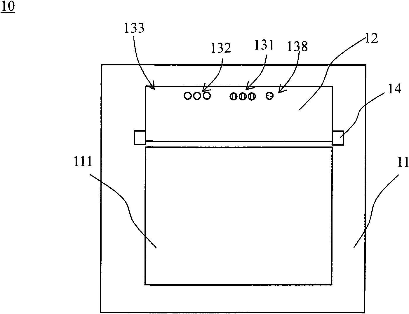 Testing device of display panel
