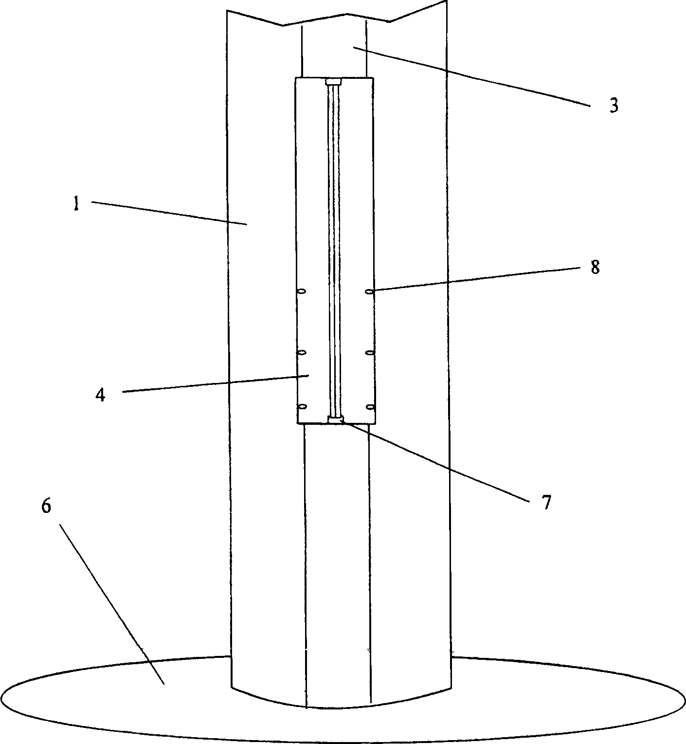 Flag fluttering device without wind