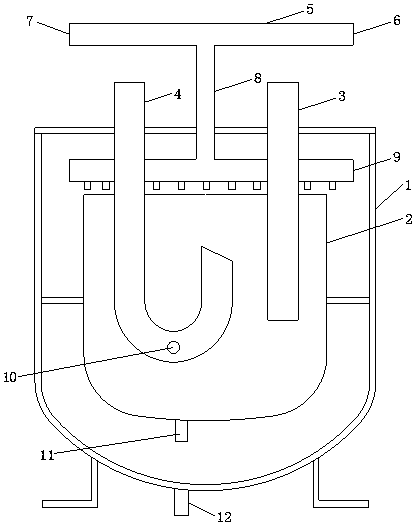 A gas-liquid separation device