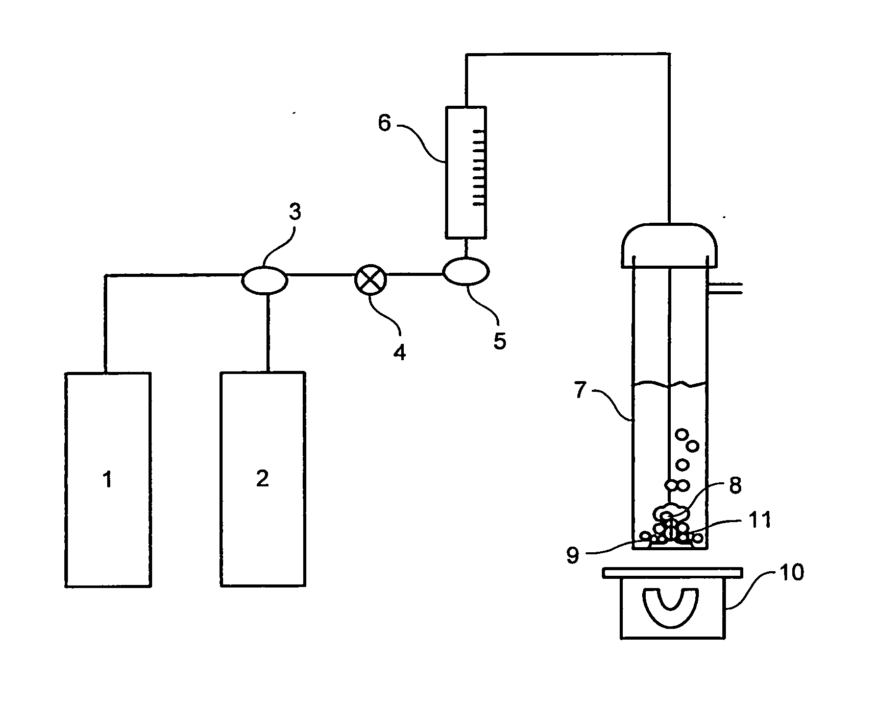 Conversion of gaseous carbon dioxide into aqueous alkaline and/or alkaline earth bicarbonate solutions