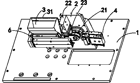 Automatic bending device for heat pipe