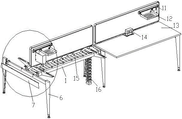 Office table system