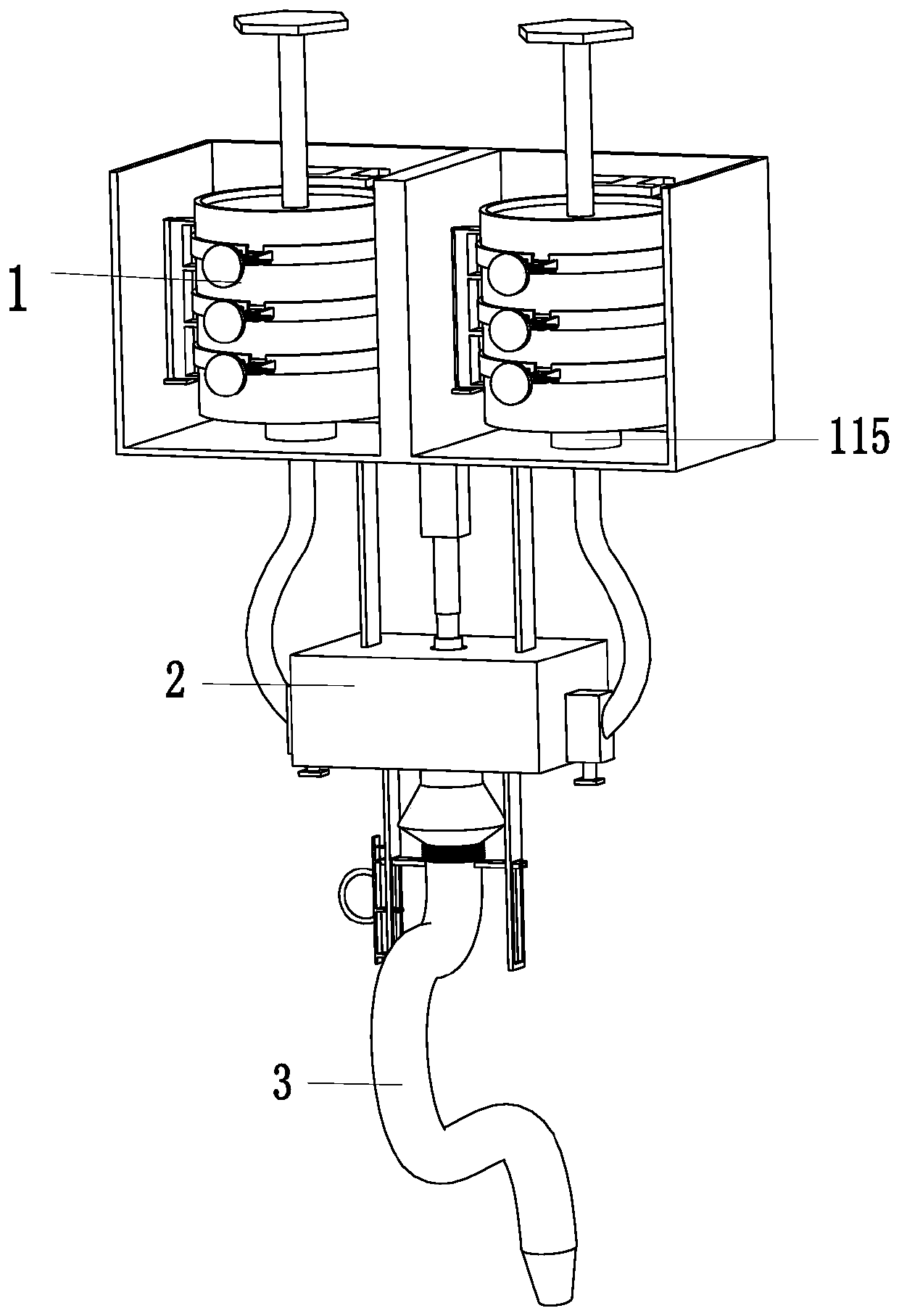 A stone flushing device