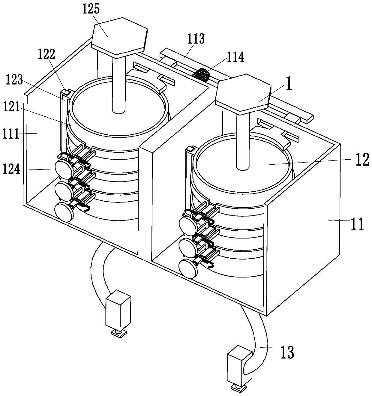 A stone flushing device