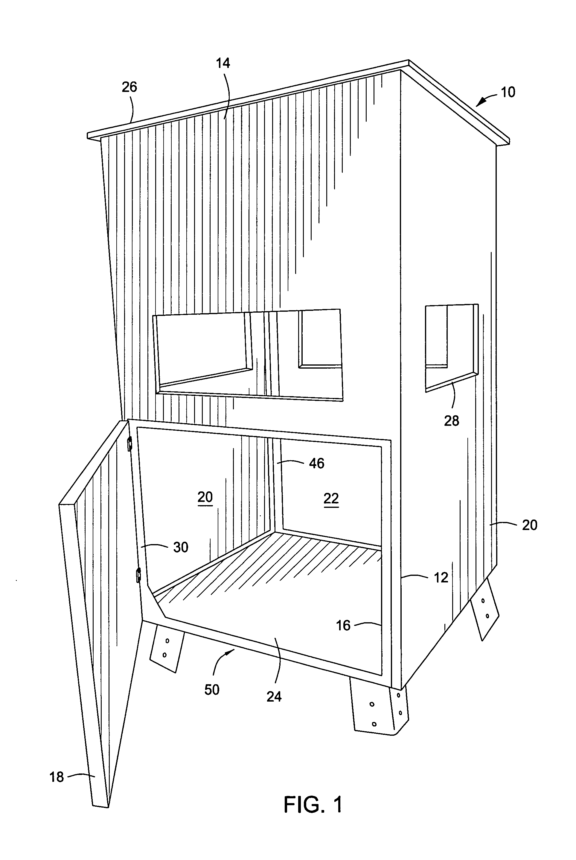 Observation blind having decorative insulated panels and method for panel manufacture