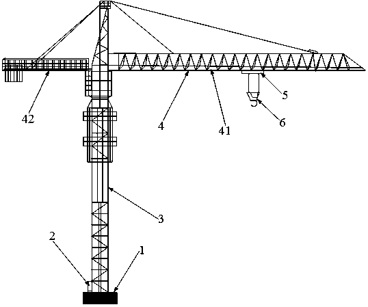 Control method of unmanned tower crane and intelligent system of unmanned tower crane