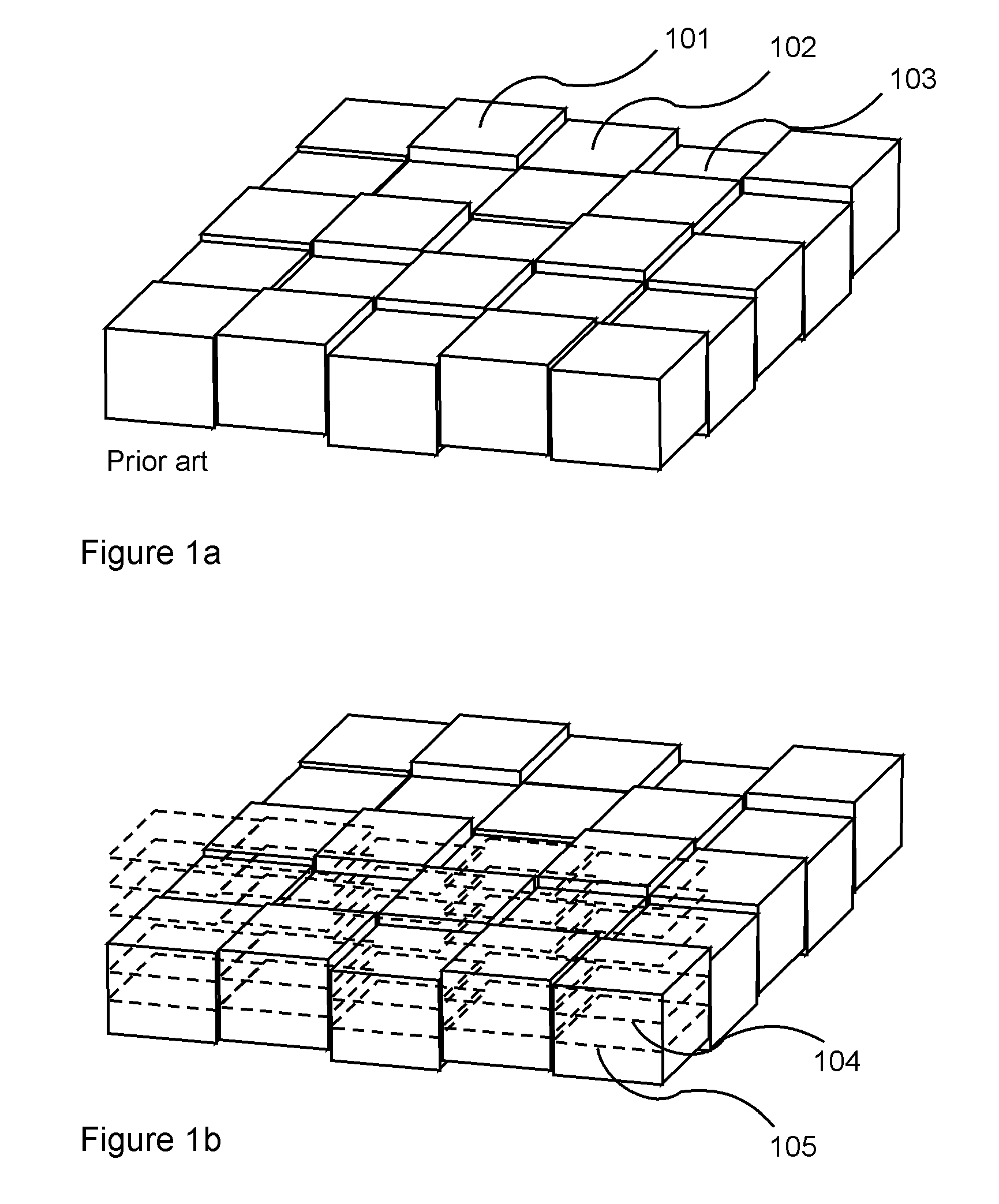 Spatial light modulator with structured mirror surfaces