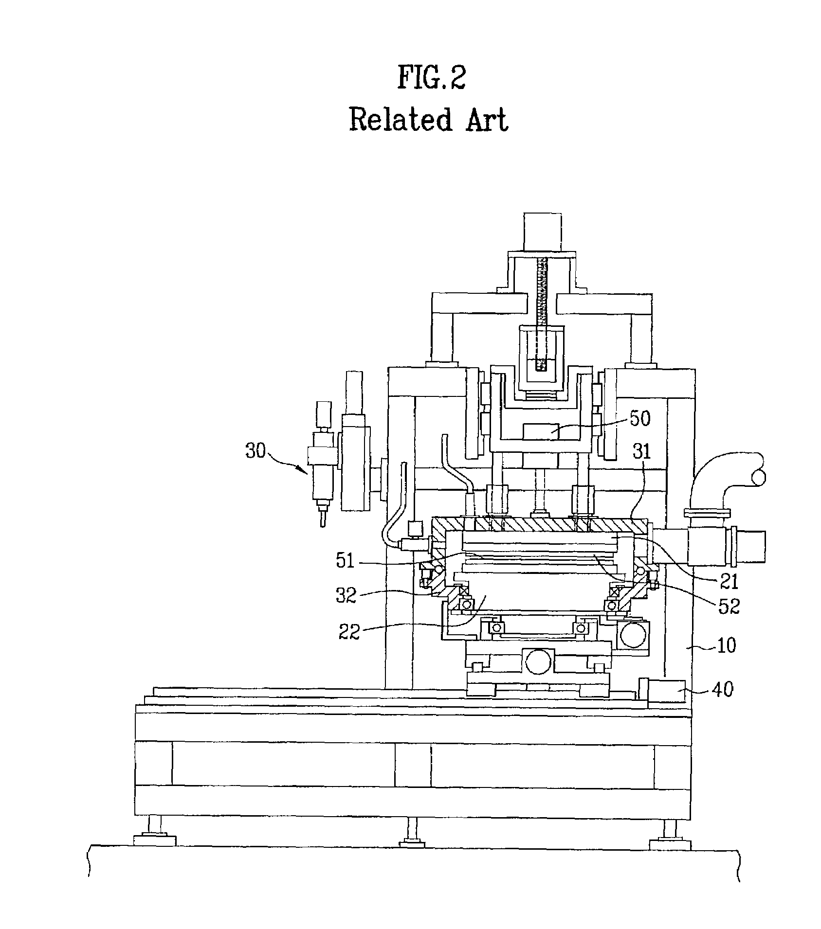 Stage structure in bonding machine and method for controlling the same