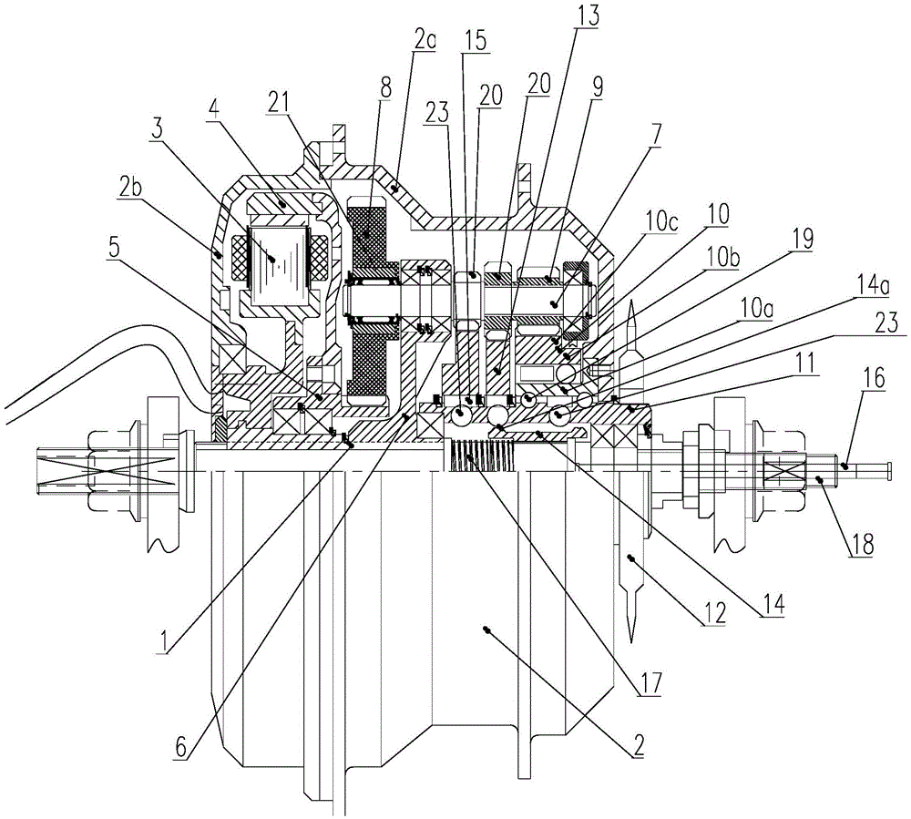 Electric bicycle hub motor