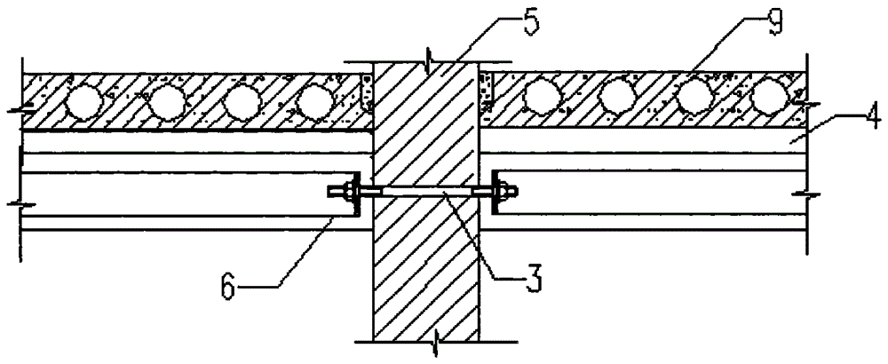 Reinforcing masonry structure system with flat steel tie rods on transverse walls and its strengthening method