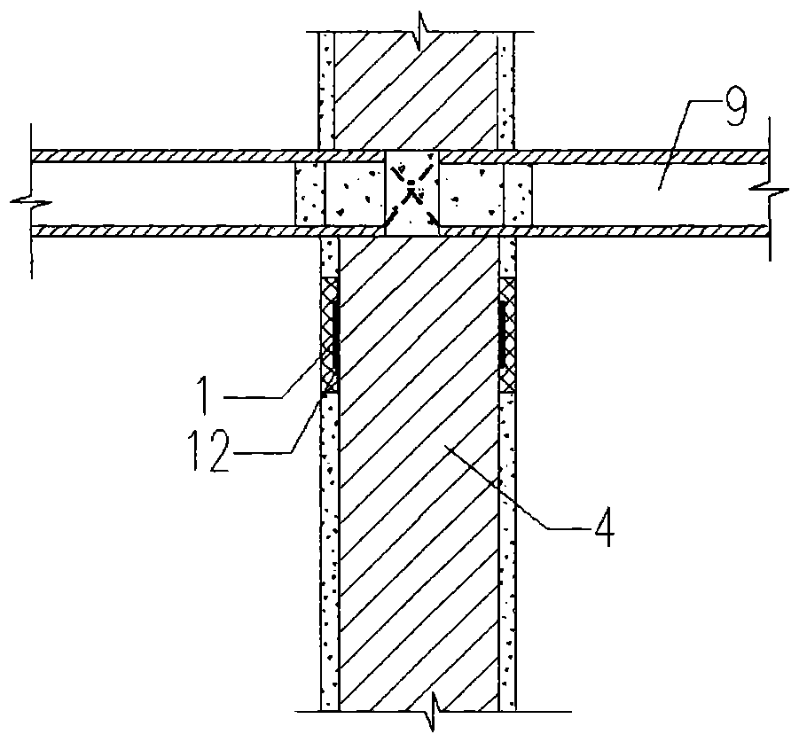 Reinforcing masonry structure system with flat steel tie rods on transverse walls and its strengthening method