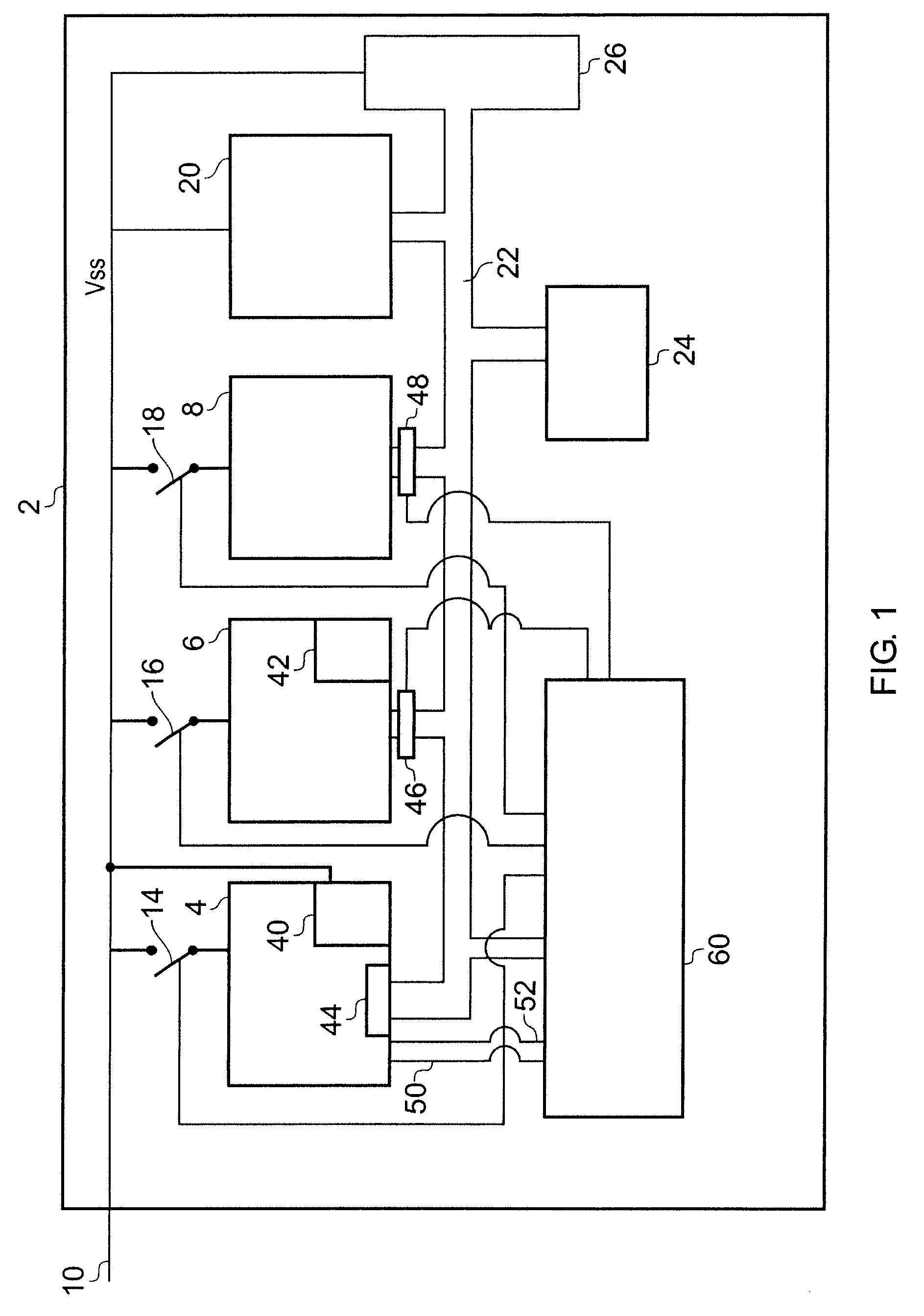 Method of and Apparatus for Reducing Power Consumption within an Integrated Circuit