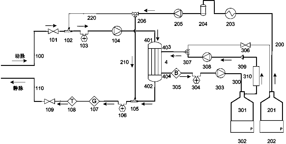 Portable blood purifying system