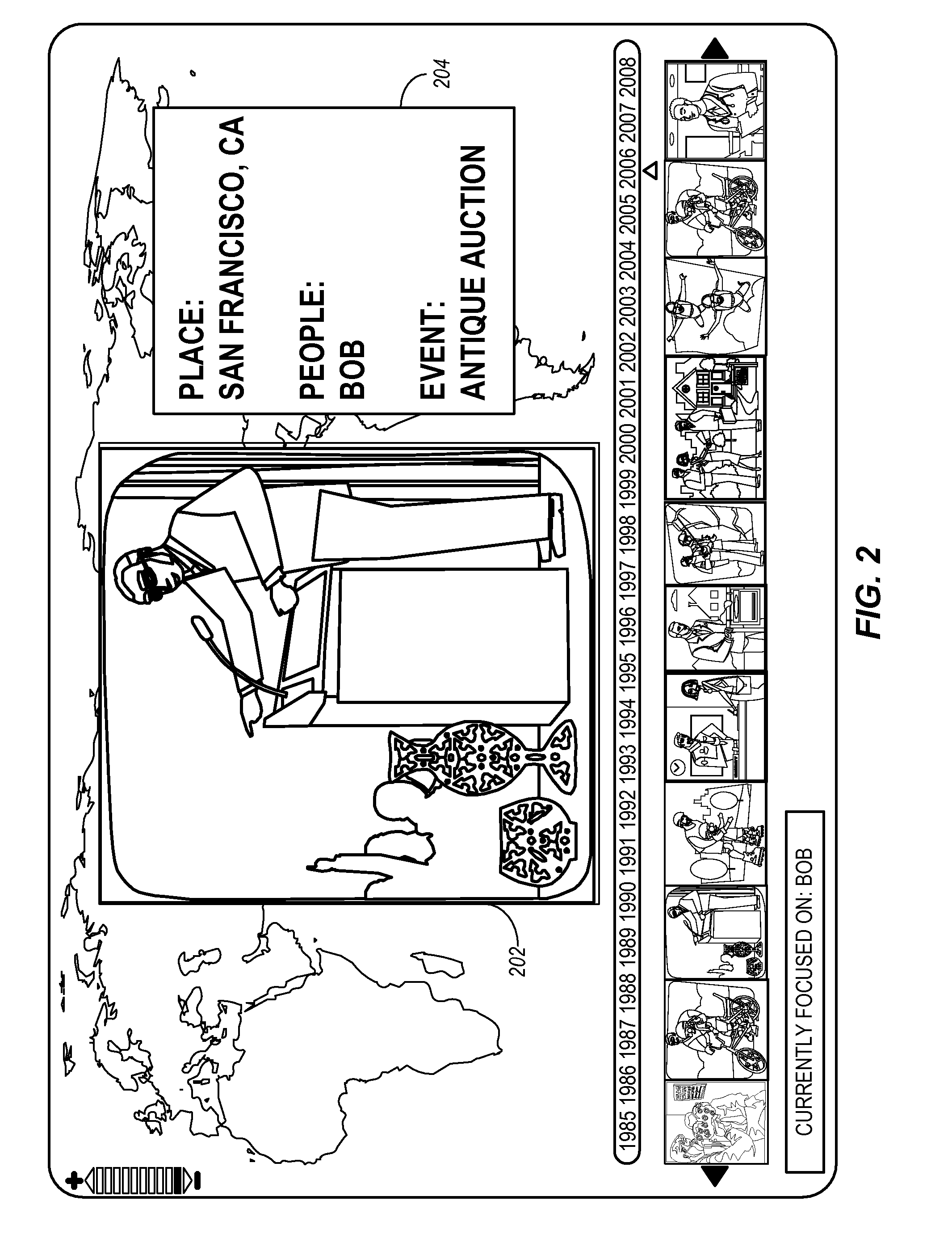 Method and system for traversing digital records with multiple dimensional attributes