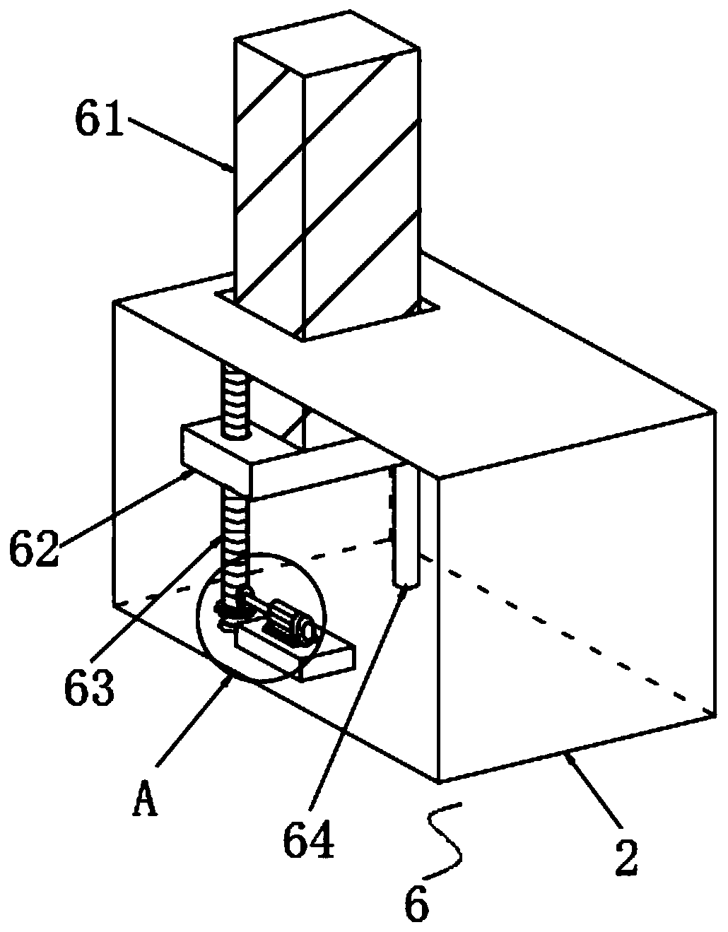 Automatic feeding and discharging device for punch press operation and using method