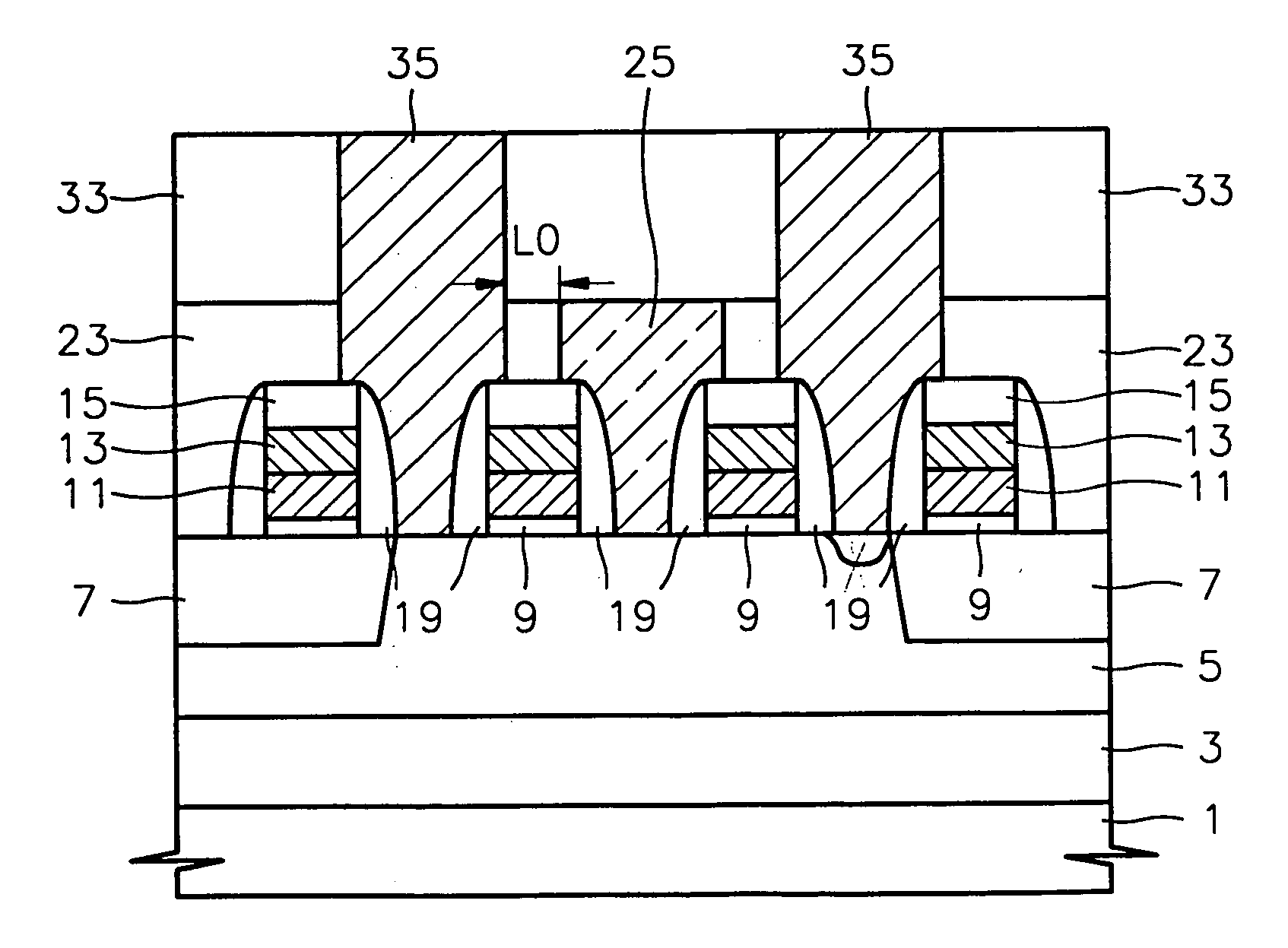 Semiconductor memory device having self-aligned contacts and method of fabricating the same