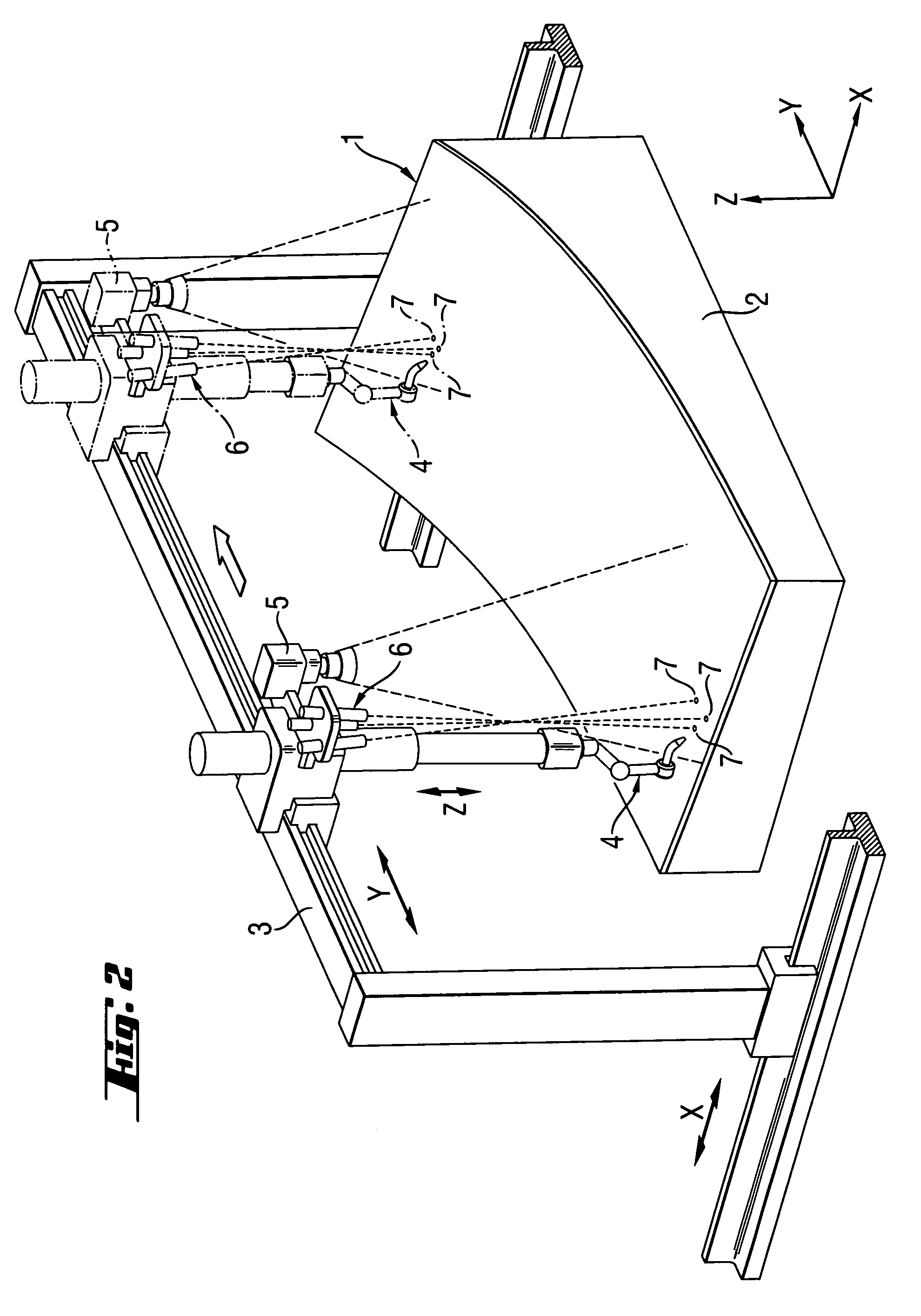 Method of controlling the welding of a three-dimensional structure