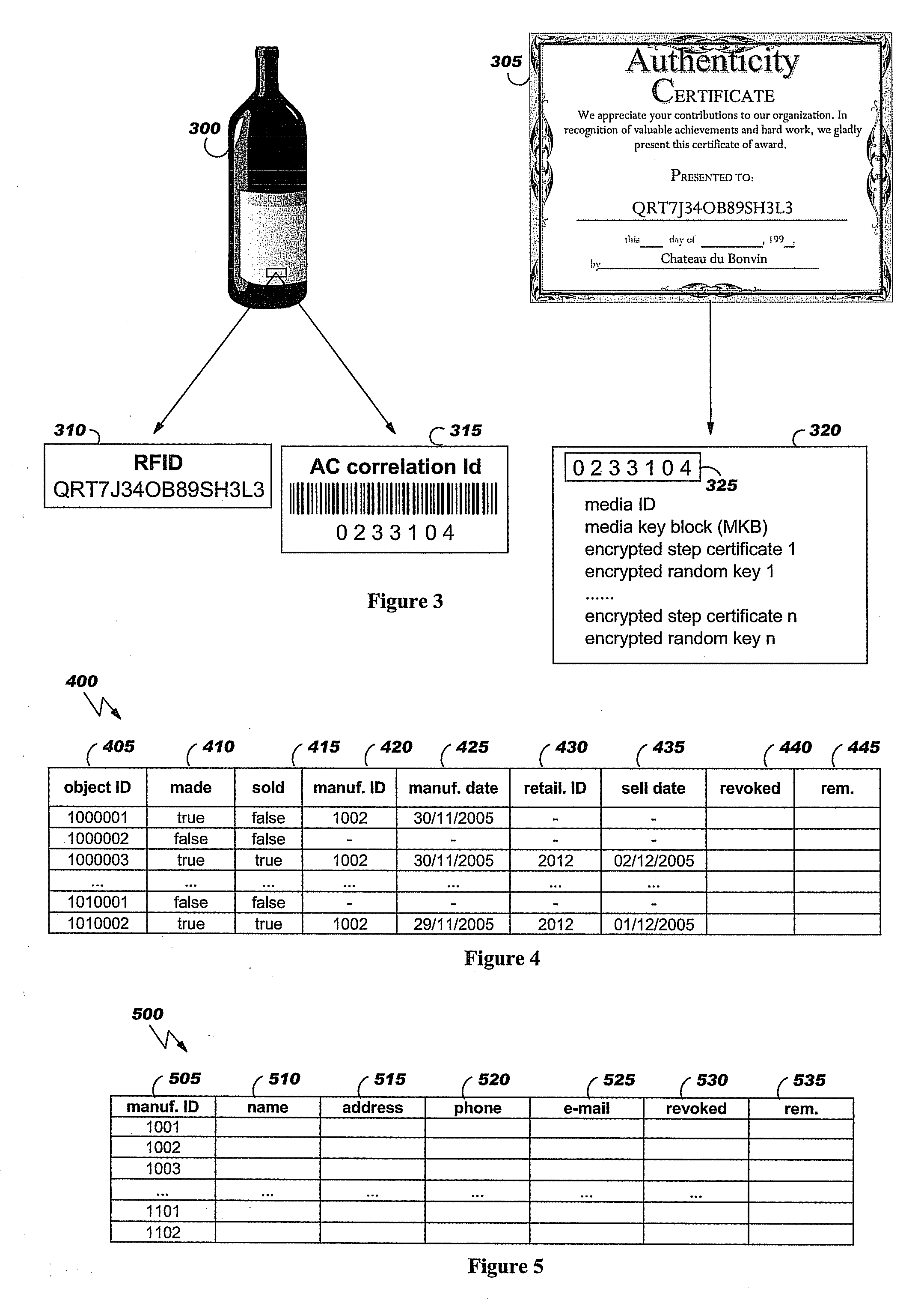 Method and systems using identifier tags and authenticity certificates for detecting counterfeited or stolen brand objects
