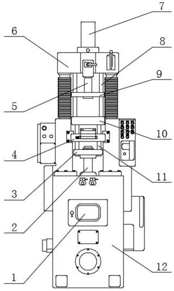 Anti-oxidation powder metallurgy hydraulic forming machine